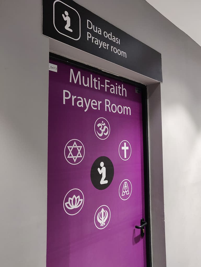 Multi-Fatih Prayer Room at Istanbul Airport.