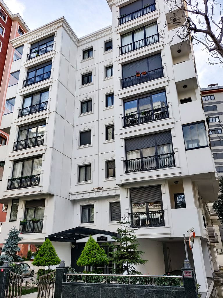 Contemporary architecture in Istanbul in Türkiye.