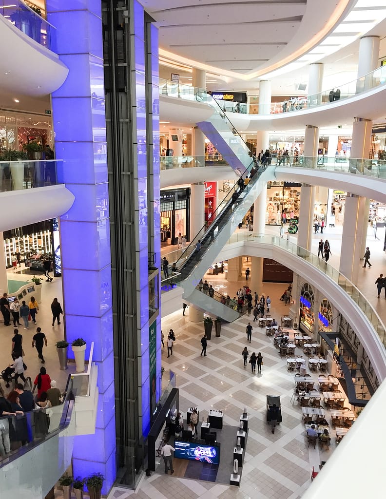 Akasya Mall on the Asian side in Istanbul.